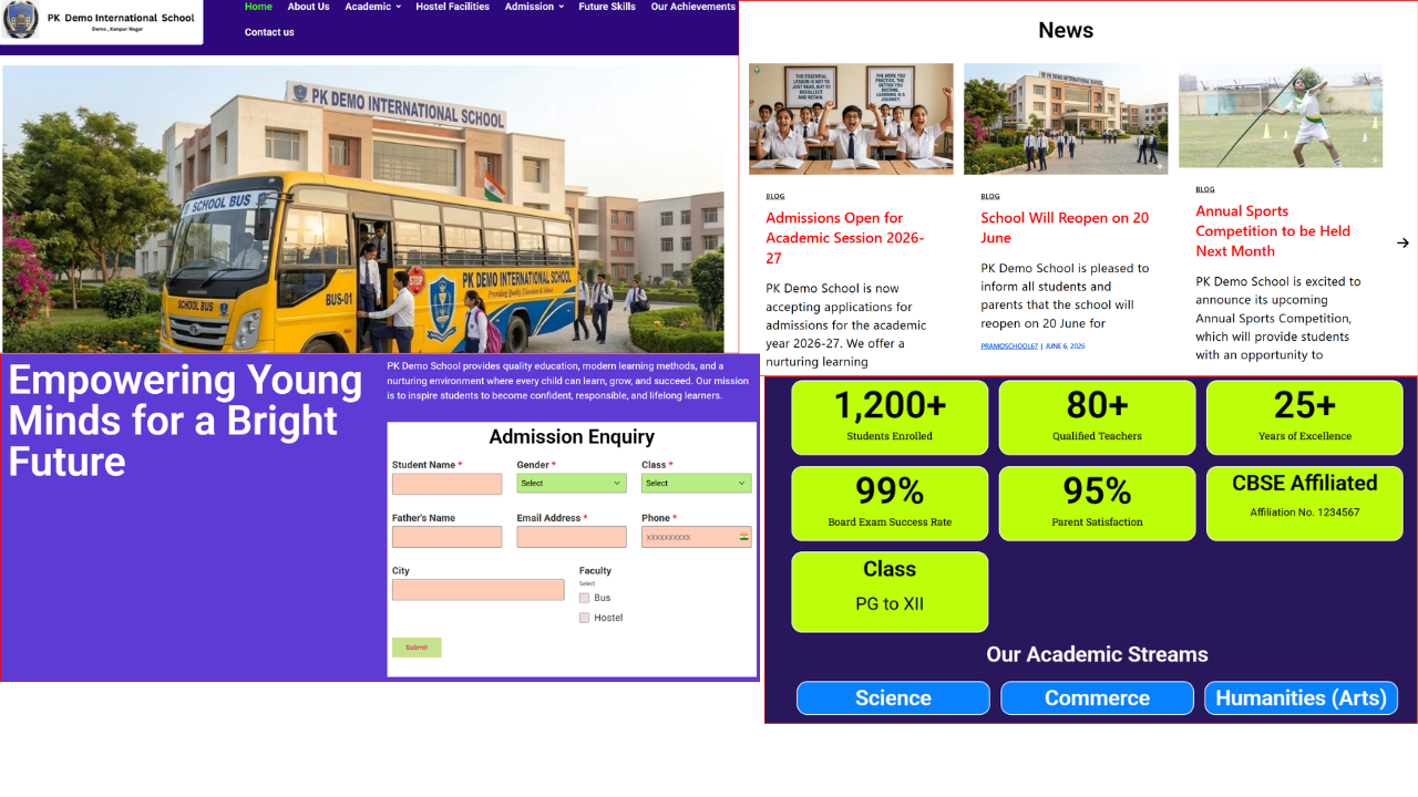 School Website 2