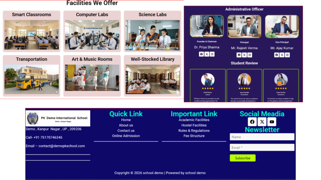 School Website 3