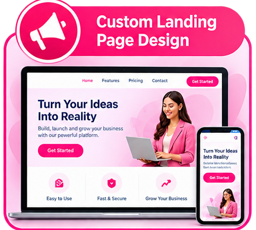 Custom Landing Page Design