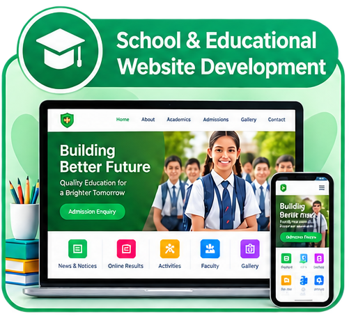 School Educational Website Development
